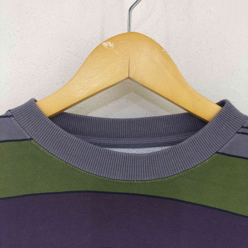 ビームス BEAMS ボーダー クルーイージースウェット メンズ JPN:XL