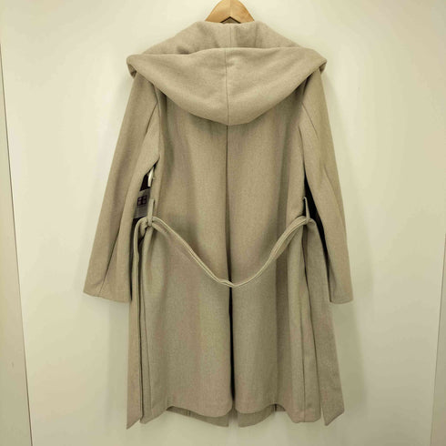 ザラ ZARA ベルト付きフーデットコート レディース M