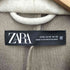 ザラ ZARA ベルト付きフーデットコート レディース M