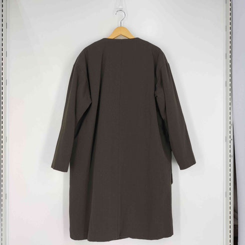 ジョンブル Johnbull 裏キルティング ダブル ノーカラーコート メンズ import:M