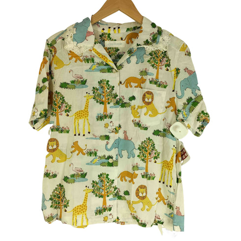 Jane Marple 19SS Zoo gardenのフレンチアロハ レディース import:M