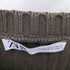 ザラ ZARA クラッシュ加工 ショート丈 L/S ニット レディース import:S