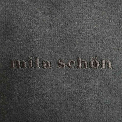 ミラショーン mila schon ロゴ刺繍 ストール マフラー メンズ