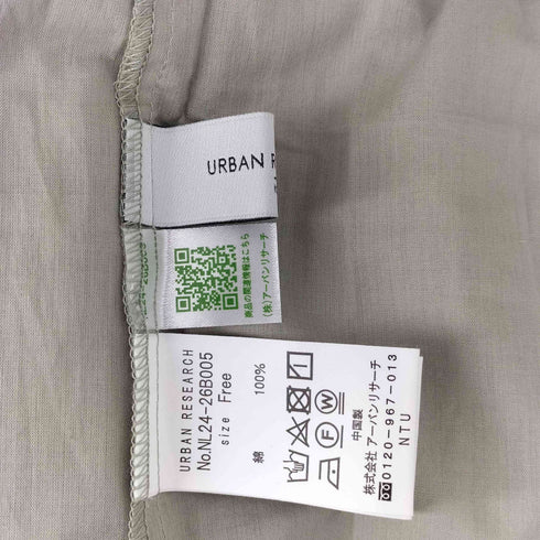 アーバンリサーチ URBAN RESEARCH カフタンワンピース レディース FREE