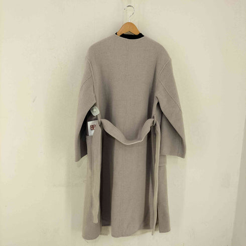 スローブイエナ SLOBE IENA ベルト付きノーカラーリバーコート レディース T38