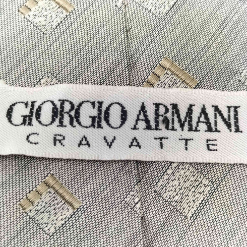 ジョルジオアルマーニ Giorgio Armani イタリア製 シルクネクタイ メンズ