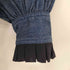 モスキーノジーンズ MOSCHINO JEANS 金ボタン フリルデニムプルオーバーシャツ レディース