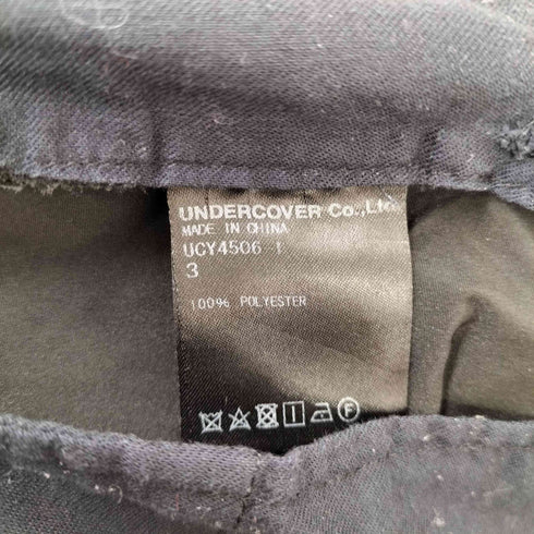 アンダーカバー UNDERCOVER メモリーウェザーPK付ヒザアキ裾Wスラックス スリム カーゴパンツ メンズ 3