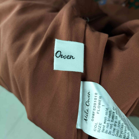 ミラオーウェン Mila Owen バックシャーリングスカート レディース JPN:1