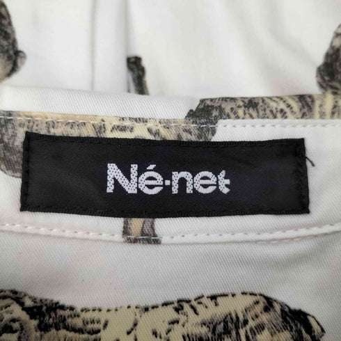 ネネット Ne-net 羊柄 シャツワンピース レディース JPN:2