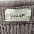 マチュアリー maturely リブニットパンツ レディース