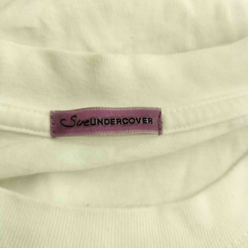 スーアンダーカバー Sue UNDERCOVER アニマルプリントクルーネックTシャツ レディース