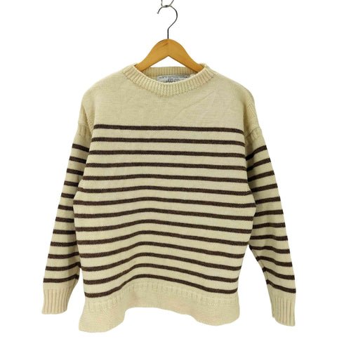 oldderby Knitwear ブルトンストライプガーンジープルオーバー レディース L