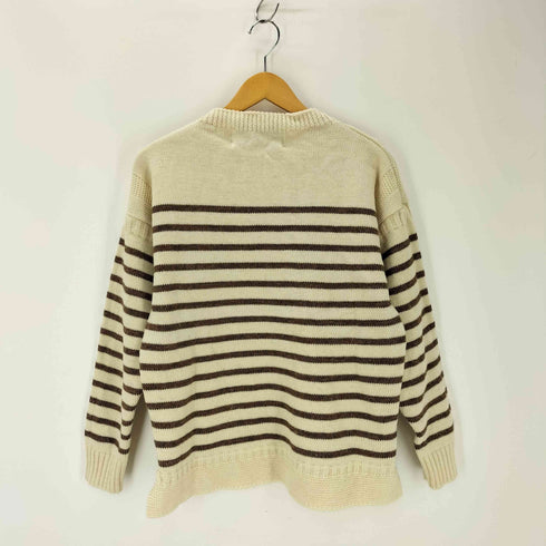 oldderby Knitwear ブルトンストライプガーンジープルオーバー レディース L