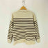 oldderby Knitwear ブルトンストライプガーンジープルオーバー レディース L