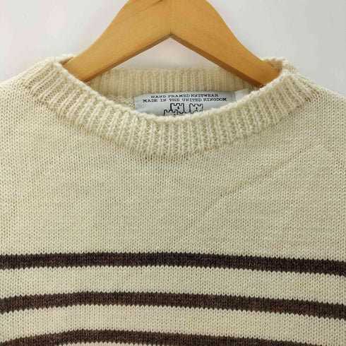 oldderby Knitwear ブルトンストライプガーンジープルオーバー レディース L