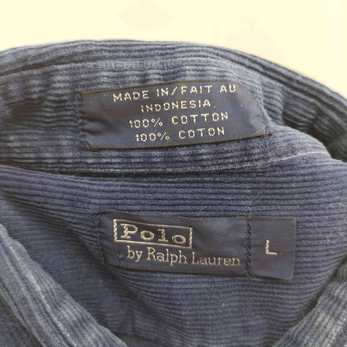 ポロバイラルフローレン Polo by RALPH LAUREN 刺繍コーデュロイシャツ メンズ JPN:L