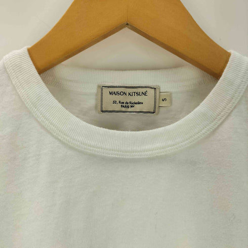 メゾンキツネ MAISON KITSUNE プリントクルーネックTシャツ メンズ JPN:S