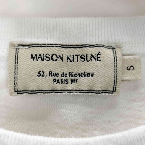 メゾンキツネ MAISON KITSUNE プリントクルーネックTシャツ メンズ JPN:S