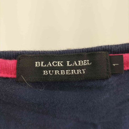 バーバリーブラックレーベル BURBERRY BLACK LABEL 刺繍Vネックカットソー メンズ 1