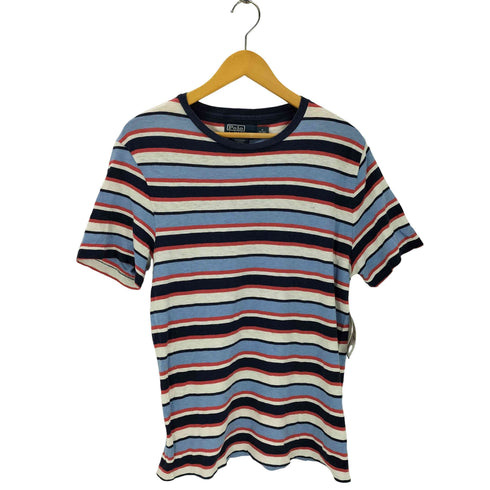 ポロバイラルフローレン Polo by RALPH LAUREN 90s マルチボーダー クルーネックTシャツ メンズ JPN:M