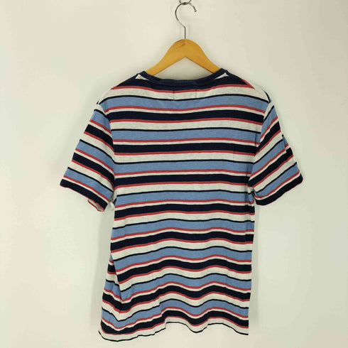 ポロバイラルフローレン Polo by RALPH LAUREN 90s マルチボーダー クルーネックTシャツ メンズ JPN:M