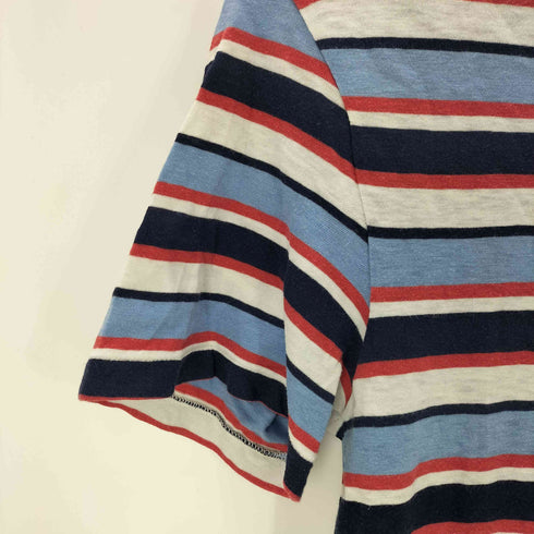 ポロバイラルフローレン Polo by RALPH LAUREN 90s マルチボーダー クルーネックTシャツ メンズ JPN:M