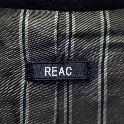 レアック REAC スタンドカラーウールコート レディース M