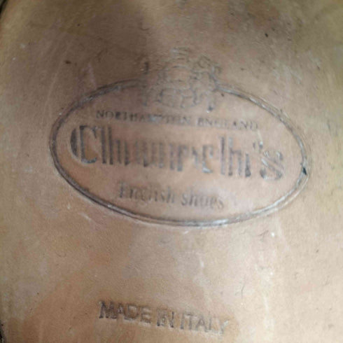 チャーチ churchs BURWOODスタッヅウィングチップシューズ レディース EUR:37