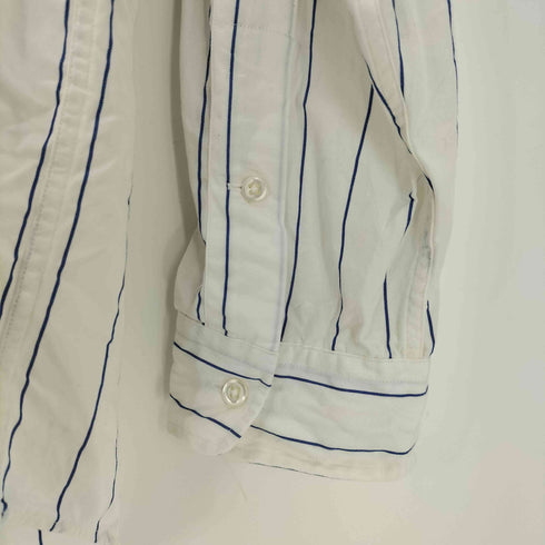 ポロバイラルフローレン Polo by RALPH LAUREN 90s ストライプ柄 バンドカラーシャツ メンズ JPN:XL