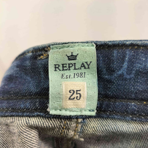 リプレイ REPLAY リペア 加工デニムパンツ レディース 25