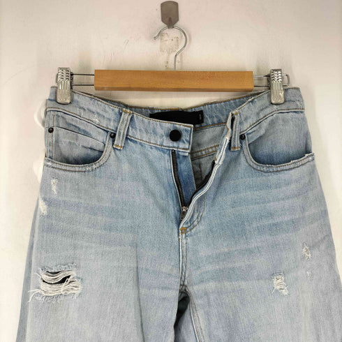 アレキサンダーワン Alexander Wang 加工クラッシュデニムパンツ レディース 24