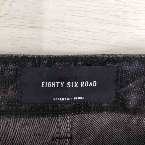 86ROAD 韓国ブランド ブラックデニムパンツ メンズ 32