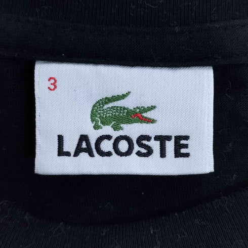 ラコステ LACOSTE ロゴワッペン クルーネックTシャツ メンズ JPN:3