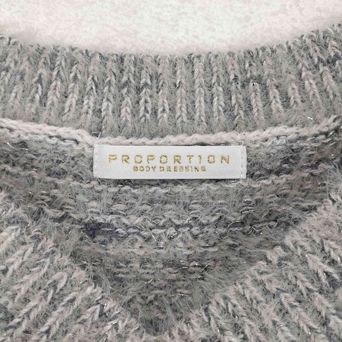 プロポーションバイボディードレッシング PROPORTION BODY DRESSING 23AW ツイードニットベストセットアップ レディース JPN:S