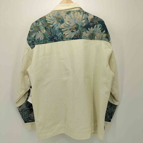 ZJ007 ゴブラン切替 ワークジャケット メンズ 2XL
