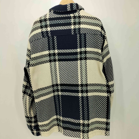 ザラ ZARA ウール混 ワークシャツジャケット メンズ XL