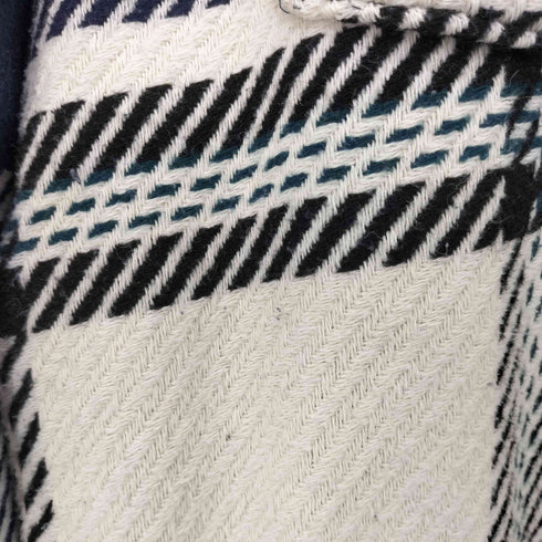 ザラ ZARA ウール混 ワークシャツジャケット メンズ XL