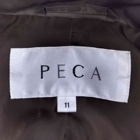 ペカ PECA ジップアップ ロングダウンコート レディース 11