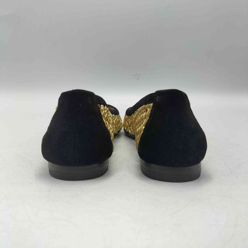 マークバイマークジェイコブス Marc by Marc Jacobs SUEDE BLK SYNTHETIC GOLD メッシュ バレエシューズ レディース EUR:35
