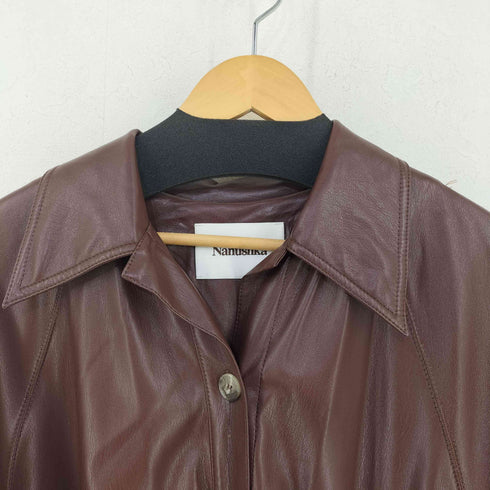 ナヌーシュカ nanushka フェイクレザー シャツジャケット レディース import:XS