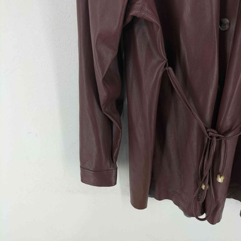 ナヌーシュカ nanushka フェイクレザー シャツジャケット レディース import:XS