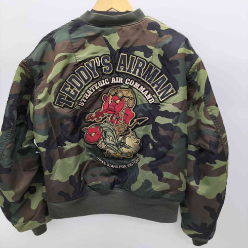 テッドカンパニー TED COMPANY ×WATER LAND 100 カモ柄 MA-1 メンズ US:40