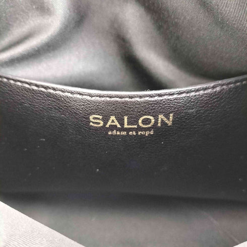 サロンアダムエロペ SALON adam et rope 23aw レザーボックスショルダーバッグ レディース