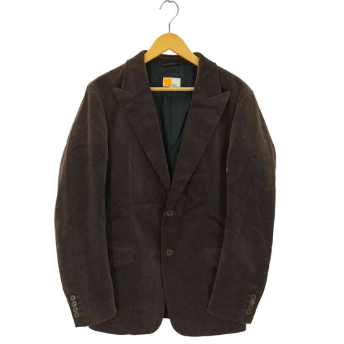 イーズィーバイゼニア E.Z BY ZEGNA ベロアテーラードジャケット メンズ LL