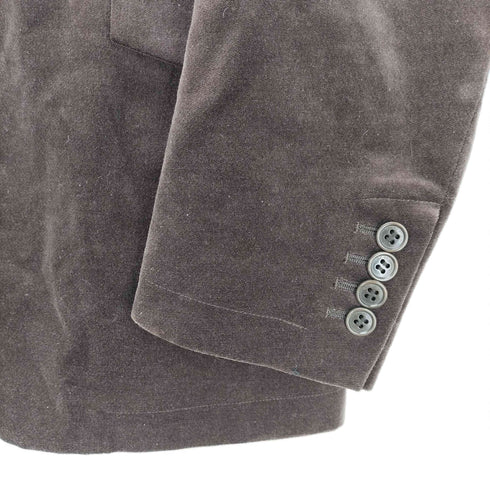 イーズィーバイゼニア E.Z BY ZEGNA ベロアテーラードジャケット メンズ LL