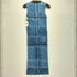 プリーツプリーズイッセイミヤケ PLEATS PLEASE ISSEY MIYAKE デニム転写プリント ノースリーブ プリーツワンピース レディース JPN:3