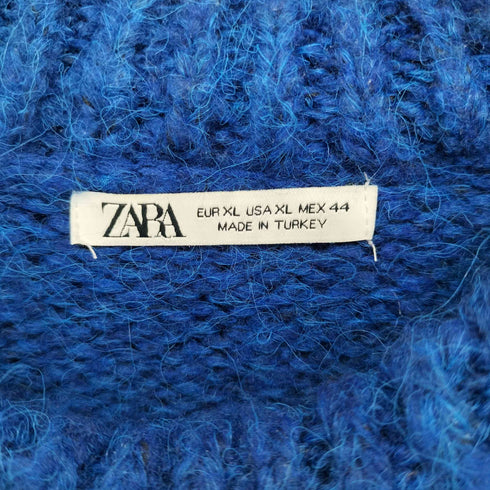 ザラ ZARA ウール混 ニットセーター メンズ import:XL