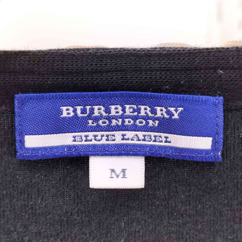バーバリーブルーレーベル BURBERRY BLUE LABEL ノバチェック フリル カーディガン レディース import:M