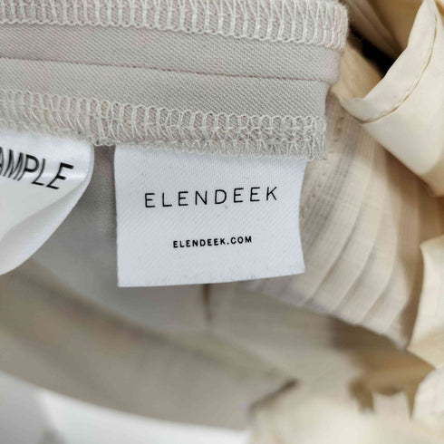 エレンディーク ELENDEEK アシンメトリープリーツデザインブラウス レディース